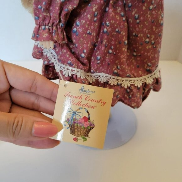 1989 Effanbee 13" FRENCH COUNTRY Mama Mother Porcelain DOLL - New With Tags - Picture 4 of 9